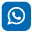 whats-app-blau