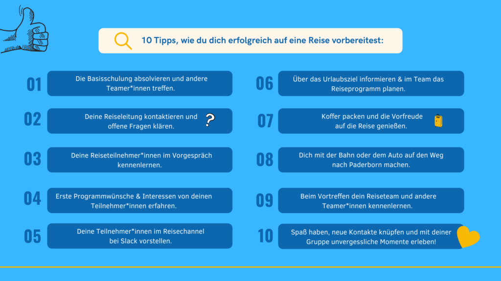 10 Tipps für die erste Reisebegleitung